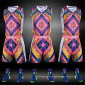 Fabrikpreis neueste Design College Sublimation Basketball Uniform